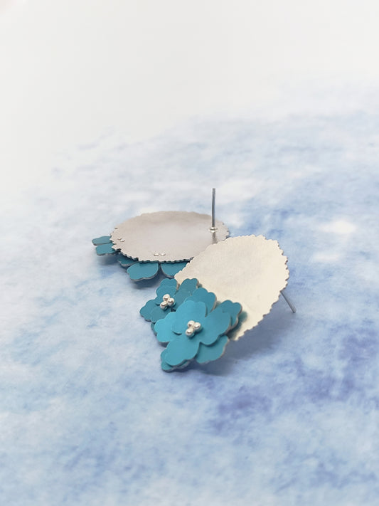 Aretes Halago de Primavera Azul